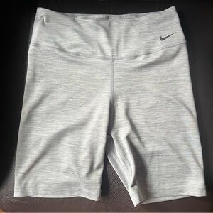 Nike Dri Fit Compression Biker Short, Size M, Heather grey